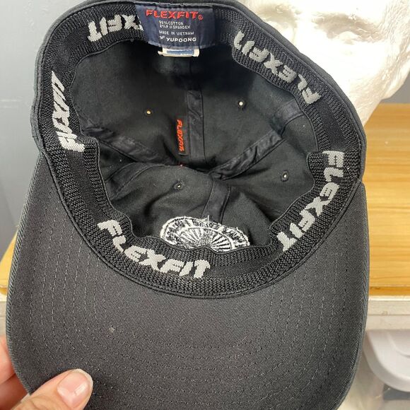 Flexfit Beverly Hills Police Foundation Cap Men L-XL Black Embroidered Hat Casua - Picture 7 of 8